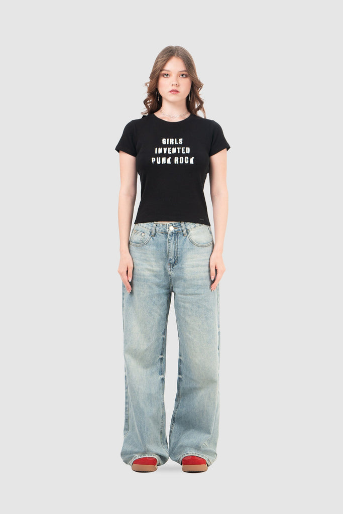 Polo Baby Tee Owen POLOS NOW Negro XS 