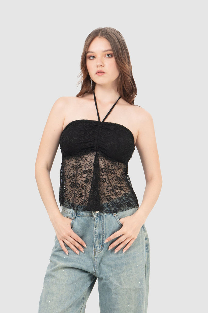 Blusa Slim Fit Ponti BLUSAS NOW Negro XS 