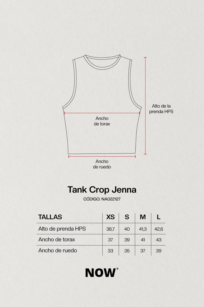 Tank Crop Jenna CROPTOPS NOW 