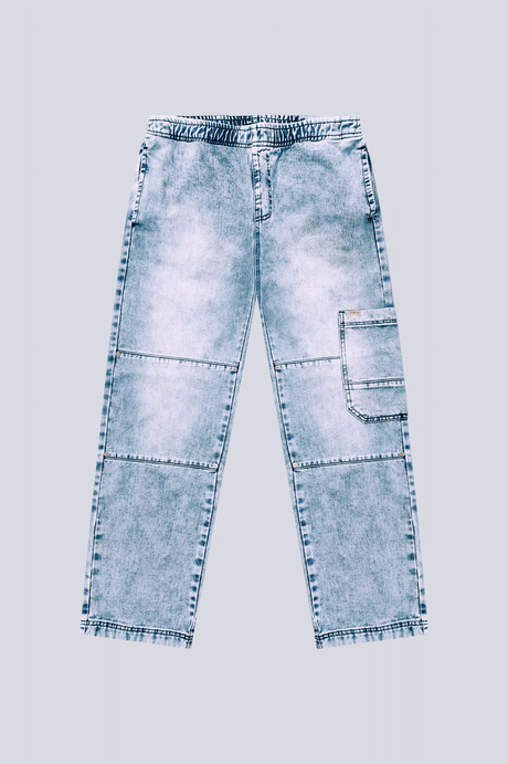 Pantalón Jogger Denim Cargo Malibu PANTALONES THE LOST BOYS Celeste M 