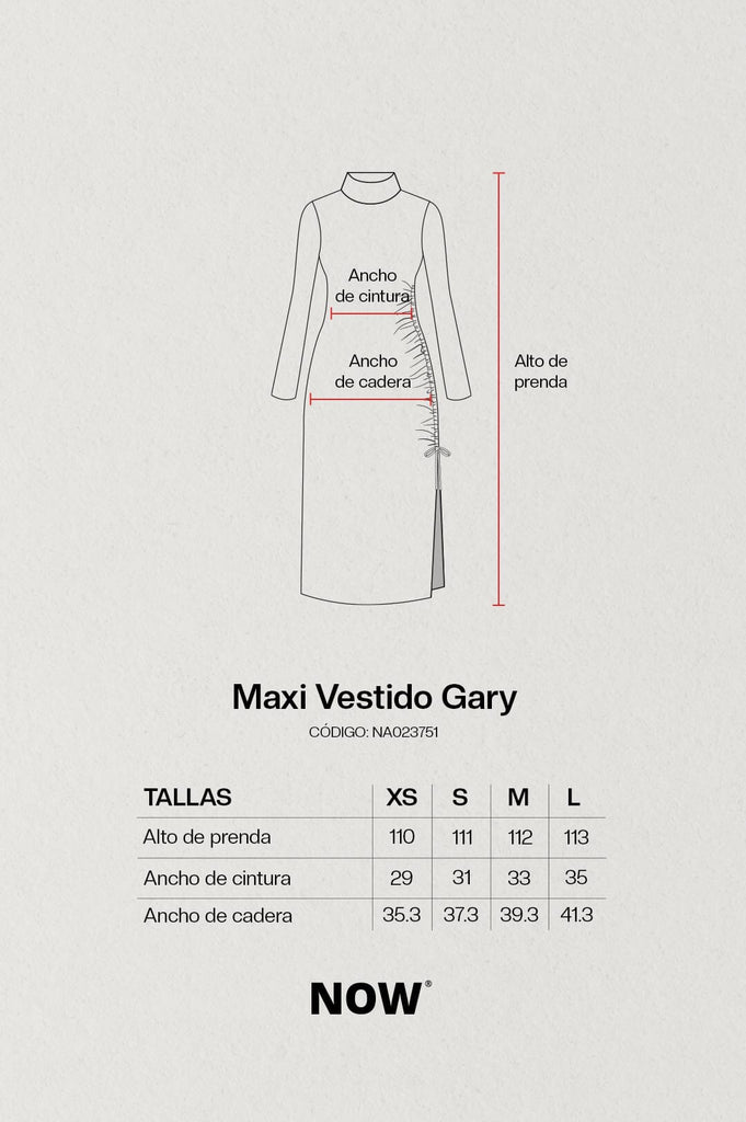Maxi Vestido Gary VESTIDOS NOW 