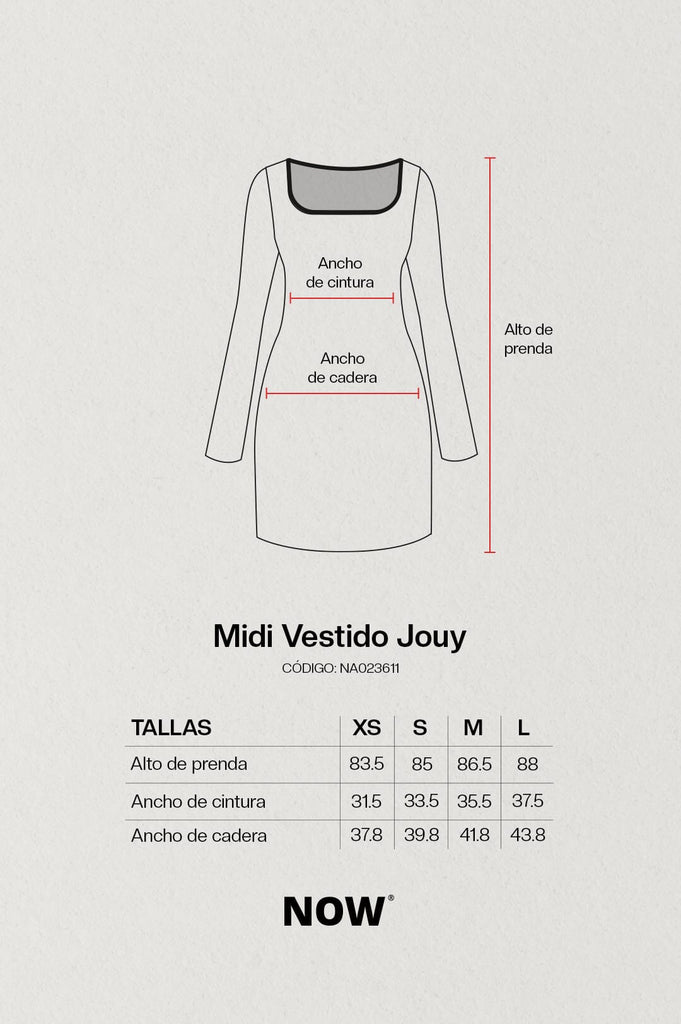 Midi Vestido Jouy VESTIDOS NOW 