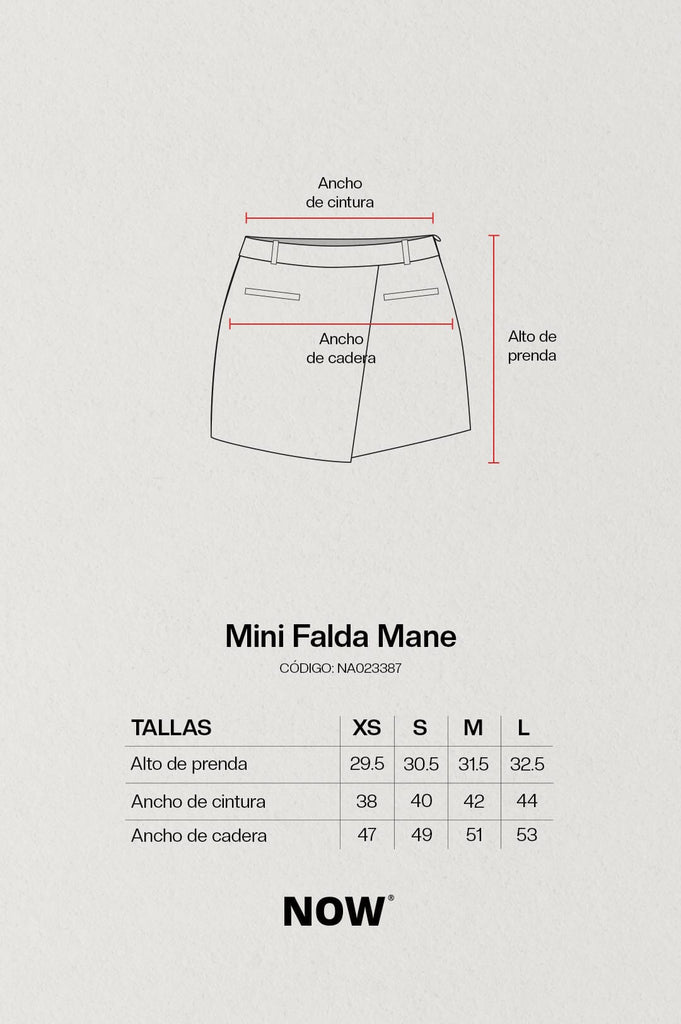 Mini Falda Mane FALDAS NOW 