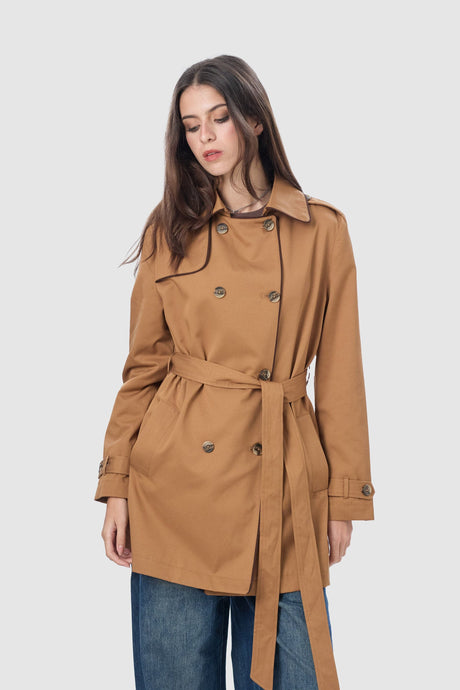 Gaban Regular Fit Shield ABRIGOS NOW Marrón XS 