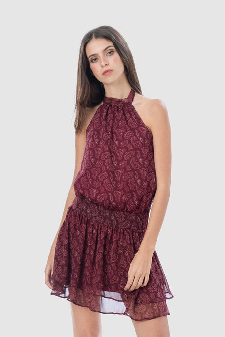 Mini Vestido Quebec VESTIDOS NOW Vino XS 