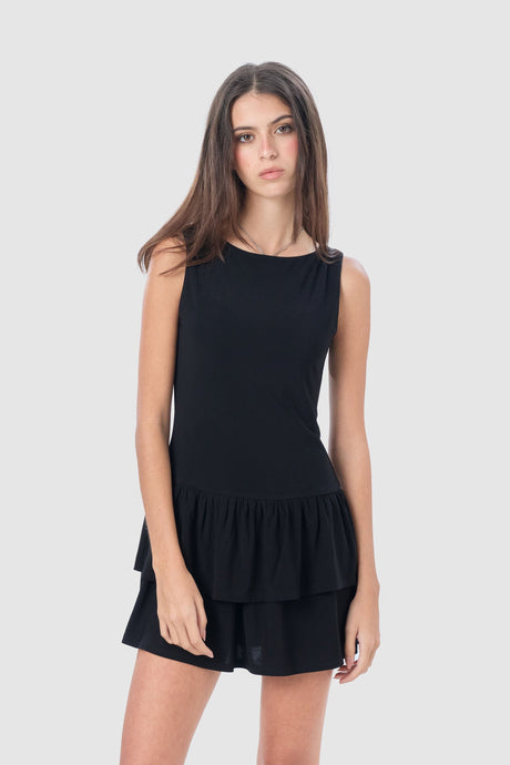 Mini Vestido Zurich VESTIDOS NOW Negro XS 