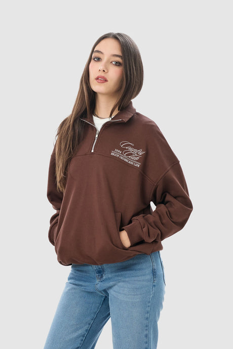 Polera Regular Fit Yakar POLERAS NOW Marrón XS 