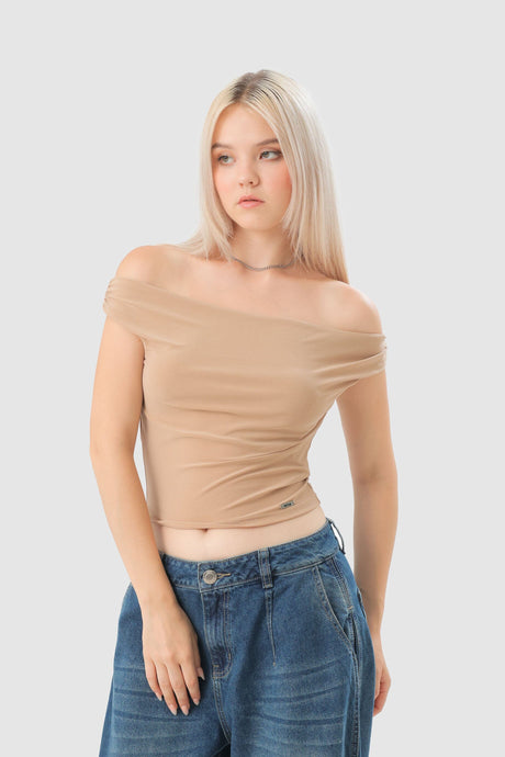Blusa Slim Fit Teslin CROPTOPS NOW 