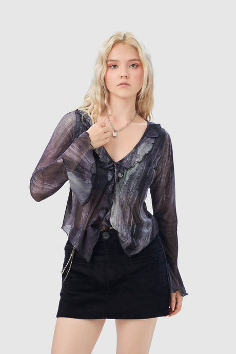 Blusa Slim Fit Niksic BLUSAS NOW Negro Small 