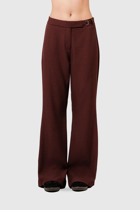 Pantalón Flare Fit Sain PANTALONES NOW Vino XS 