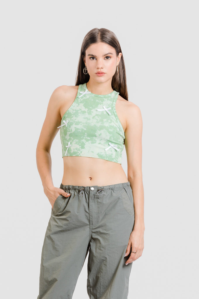 Tank Crop London CROPTOPS NOW XS Verde 