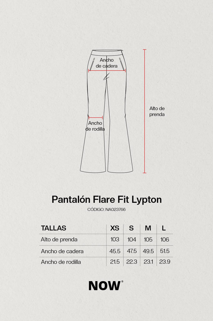 Pantalón Flare Fit Lypton PANTALONES NOW 