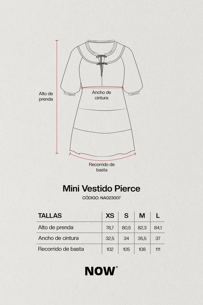 Mini Vestido Pierce VESTIDOS NOW 