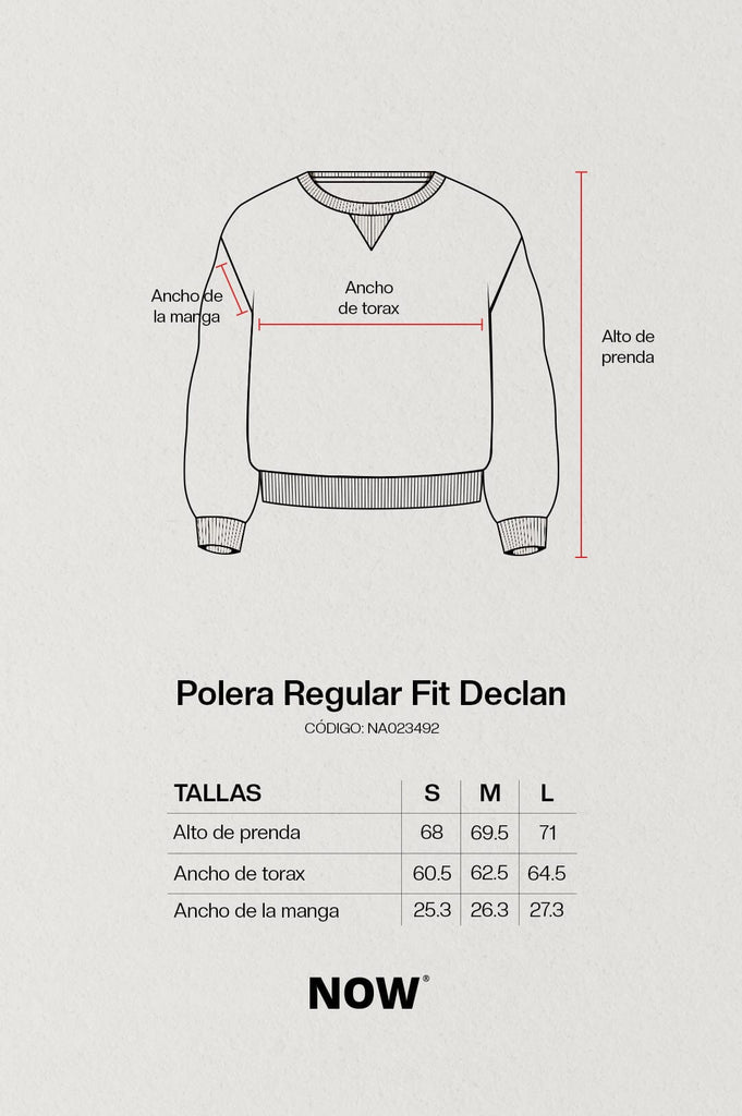 Polera Regular Fit Declan POLERAS NOW 