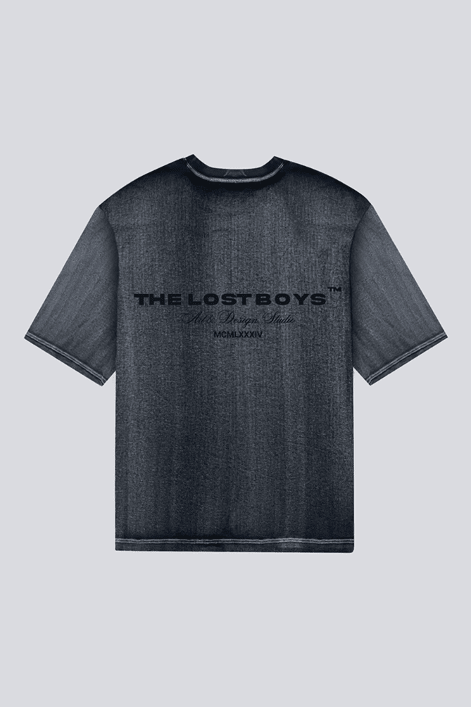 Polo Boxy Oversize Fit Last POLOS THE LOST BOYS Gris Oscuro S 