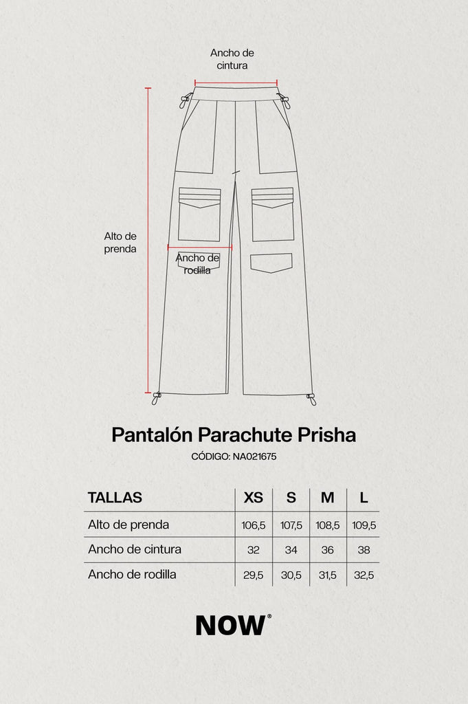 Pantalón Parachute Prisha PANTALONES NOW 
