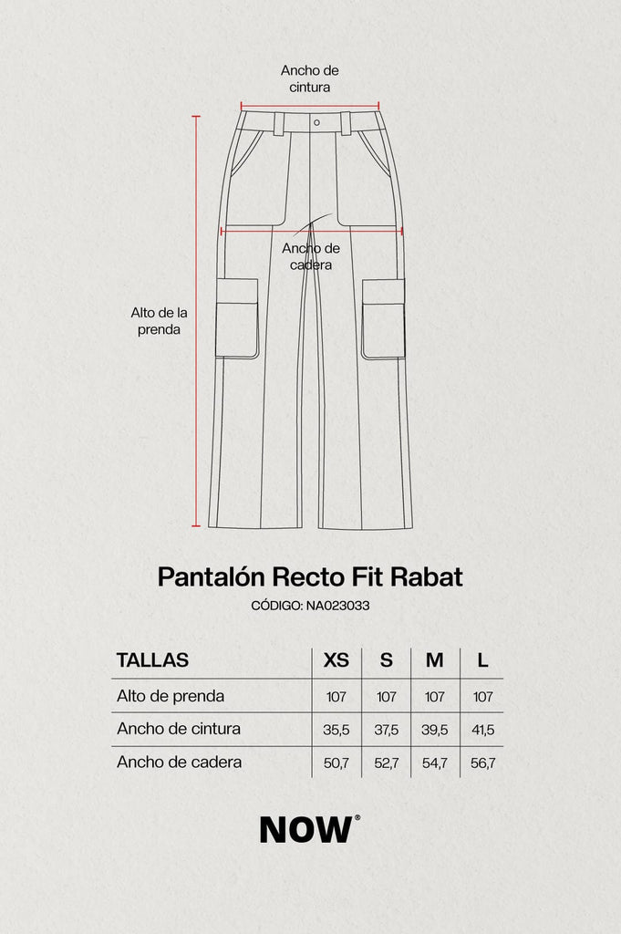 Pantalón Recto Fit Rabat PANTALONES NOW 