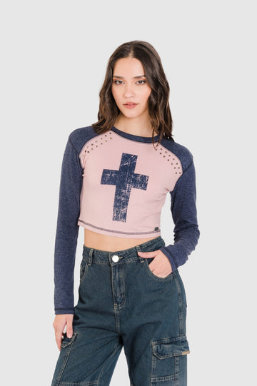 Polo Crop Eero POLOS NOW Rosado XS 