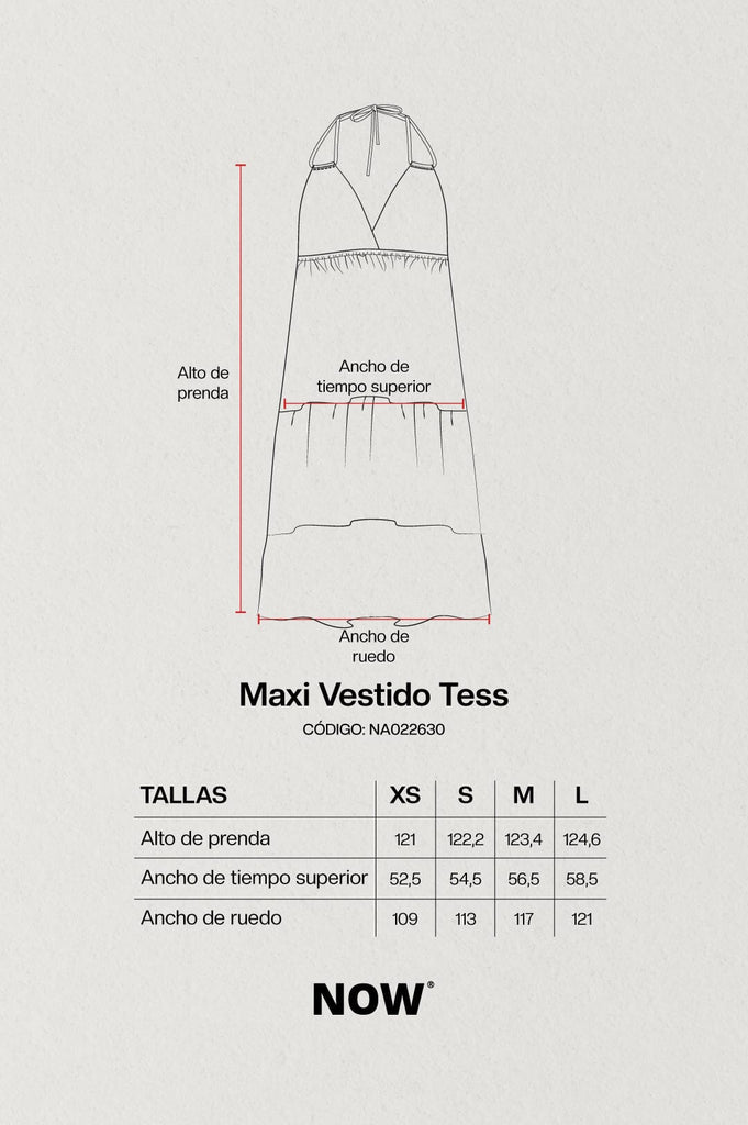Maxi Vestido Tess VESTIDOS NOW 