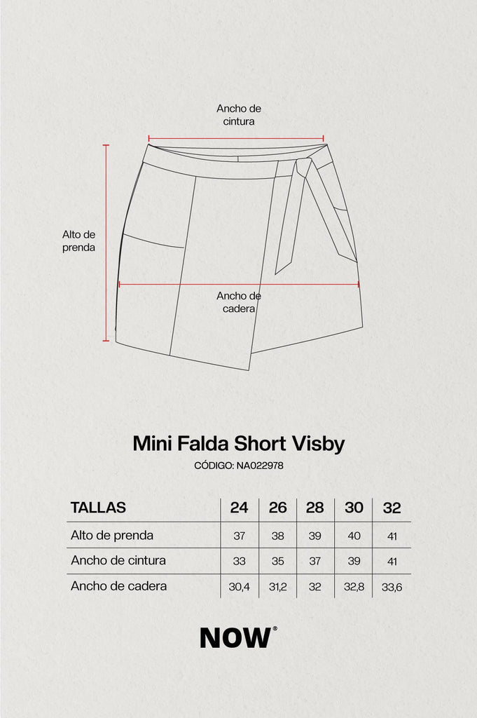 Mini Falda Short Visby FALDAS NOW 