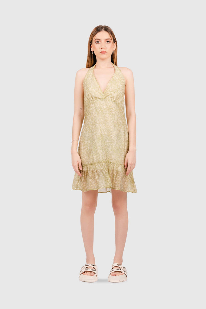 Vestido Oasis VESTIDOS NOW Dorado S 