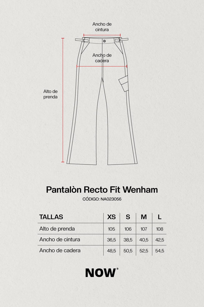 Pantalòn Recto Fit Wenham PANTALONES NOW 